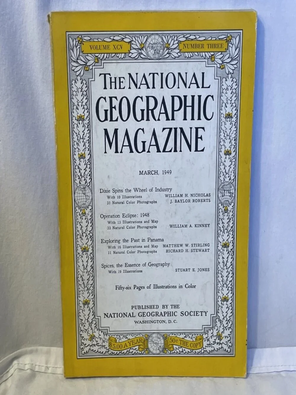National Geographic March 1949 Vol 95 No 3 Vintage US South Industrial History